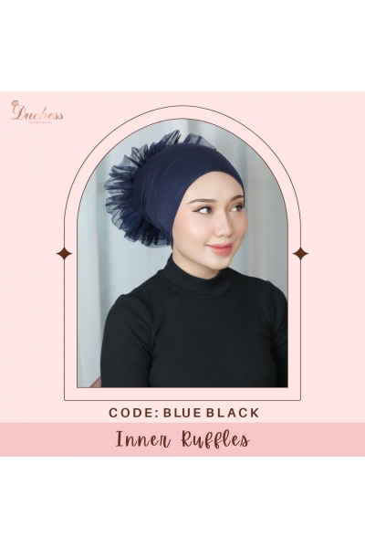 Inner Ruffles Kepok-Kepok - Blue Black Inner Ruffles Kepok-Kepok - Blue Black